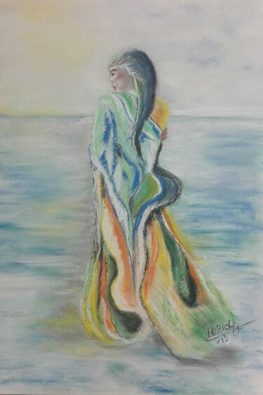 Painting titled "rêverie" by Beatrice Auriol Besombes, Original Artwork, Pastel