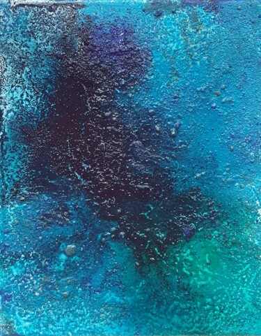 Peinture intitulée "Nuances de Bleus" par Béatrice Burel, Œuvre d'art originale, Acrylique