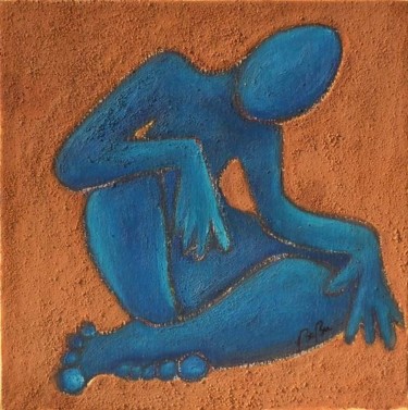 Peinture intitulée "Petit temps pour soi" par Bebu, Œuvre d'art originale, Huile