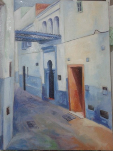 Peinture intitulée "les ruelles maroc." par Be Youn, Œuvre d'art originale