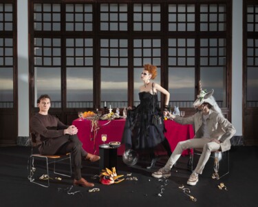 Fotografia intitolato "La Dame à la licorn…" da Ben & Sara -, Opera d'arte originale, Fotografia digitale