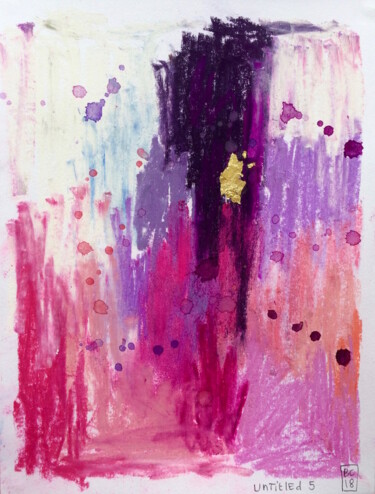 Dessin intitulée "Le Printemps #5" par Benedicte Caillat, Œuvre d'art originale, Pastel
