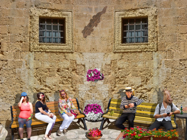 Photographie intitulée "DREAM N° 126 BENCHES" par Beniamino Forestiere, Œuvre d'art originale, Photographie numérique