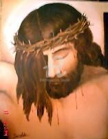 Pintura intitulada "Cristo" por Benilde, Obras de arte originais