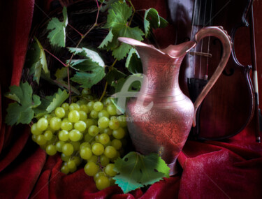 「green-grapes.jpg」というタイトルの写真撮影 Benjaminによって, オリジナルのアートワーク, アナログプリント