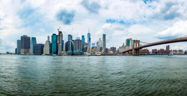 Фотография под названием "Manhattan Panorama…" - Benjamin, Подлинное произведение искусства, Цифровая фотография