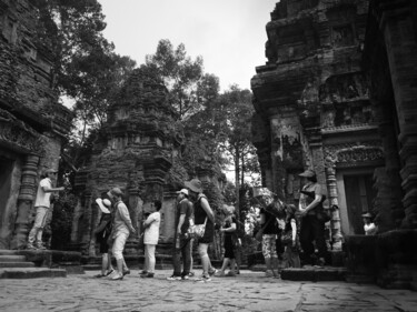 Fotografia zatytułowany „Chinese Tourists | 3” autorstwa Benoit Delplace, Oryginalna praca, Fotografia cyfrowa