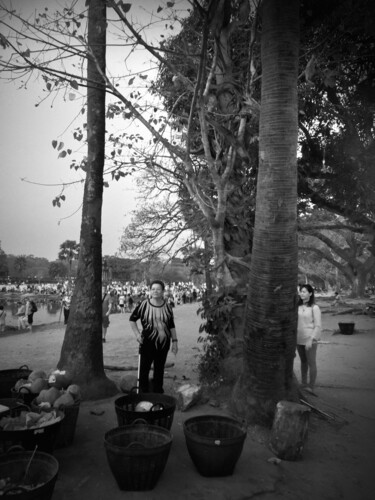 Fotografia zatytułowany „Fruit seller” autorstwa Benoit Delplace, Oryginalna praca, Fotografia cyfrowa