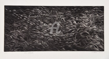 Отпечатки и Гравюры под названием "les volcans" - Benoît Girodon, Подлинное произведение искусства, гравюра