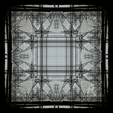 Arte digitale intitolato "Mandala Pylon #1" da Benoit Beal (3enoit 3eal), Opera d'arte originale, Fotomontaggio