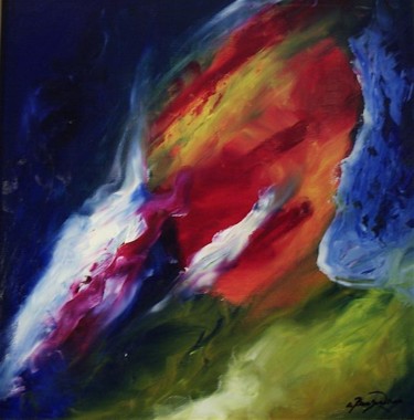 Pittura intitolato "Cumulus 4" da Guy Benson, Opera d'arte originale, Olio