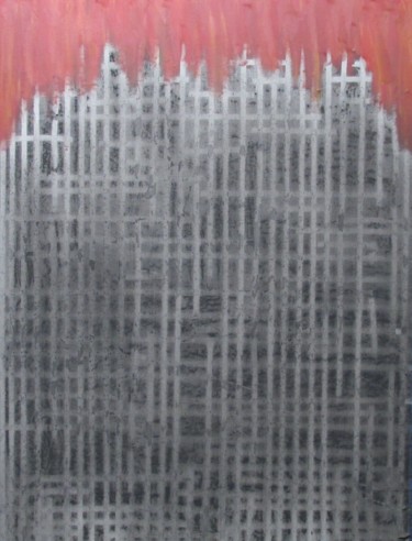 Zeichnungen mit dem Titel "Burning down" von Bent, Original-Kunstwerk, Kohle