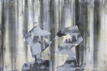 Malerei mit dem Titel "The inner conversat…" von Bent, Original-Kunstwerk, Acryl