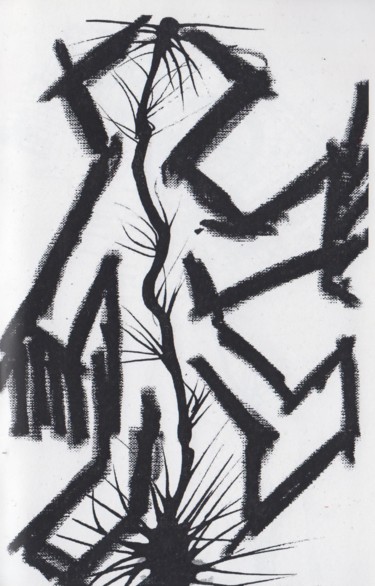 Disegno intitolato "Brèches - image no.2" da Bent, Opera d'arte originale, Inchiostro