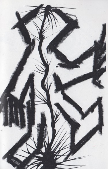 Dessin intitulée "Brèches - image no.2" par Bent, Œuvre d'art originale, Encre