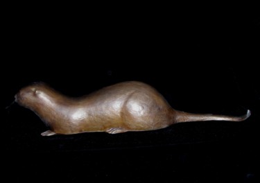 Escultura intitulada "oriental small claw…" por Berendina De Ruiter, Obras de arte originais, Bronze