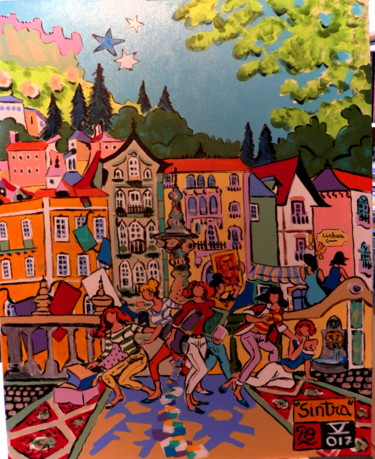 绘画 标题为“"Sintra"” 由Patrick Bergès, 原创艺术品, 丙烯