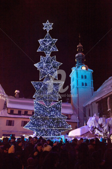 Sculpture intitulée "sapin-d-art-megeve-…" par Bernard Baltassat, Œuvre d'art originale, Métaux