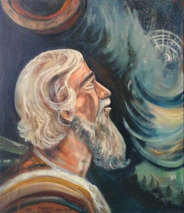 Peinture intitulée "MOISE" par Sam De Beauregard, Œuvre d'art originale, Huile