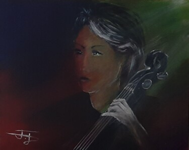 Painting titled "classique musique (…" by Bernard Jolly, Original Artwork, Acrylic