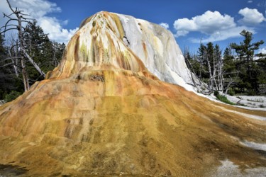 Fotografie getiteld "Yellowstone, Orange…" door Bernard Levy, Origineel Kunstwerk, Digitale fotografie