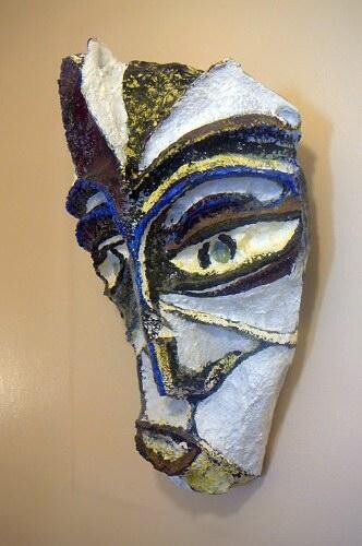 Sculpture titled "masque 1a" by Bernard Peyroles, Original Artwork