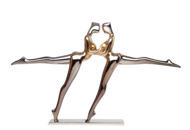 Sculpture titled "Pas de deux" by Bernard Rives, Original Artwork, Resin