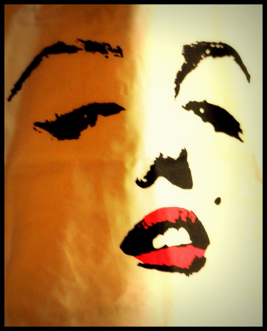 Fotografia intitolato "marilyn.(collect.rê…" da Bernard Vergier, Opera d'arte originale