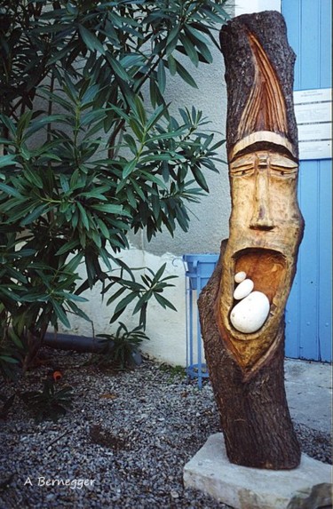 Escultura titulada "goudouk." por Alain Bernegger, Obra de arte original