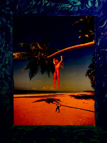 Collages intitolato "Nicht Tarzan…sonder…" da Bernie Spielmann, Opera d'arte originale, Acrilico