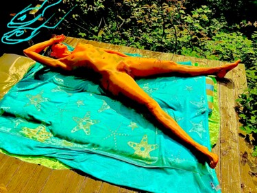Κολάζ με τίτλο "Sex…Hot juli1" από Bernie Spielmann, Αυθεντικά έργα τέχνης, Ακρυλικό