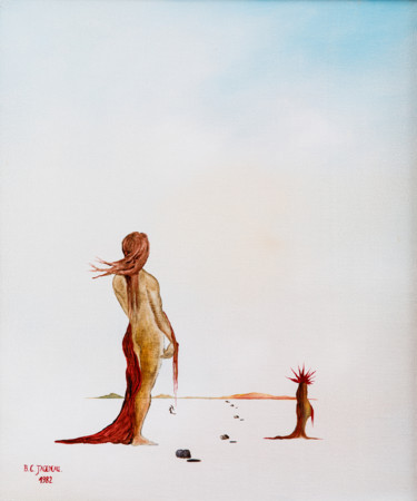 Картина под названием "Venus" - Bernard Jageneau, Подлинное произведение искусства, Масло