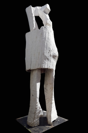 Sculpture titled "Résonnance 2." by Bertrand Michaud, Original Artwork, Wood