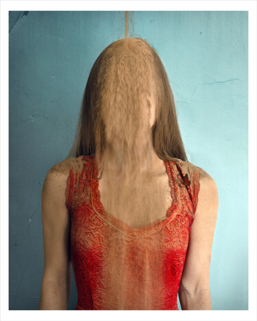 Fotografia intitolato "Le sablier 3/3" da Bettina Dupont, Opera d'arte originale, Fotografia digitale