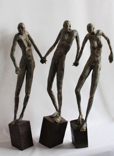 Escultura intitulada "migration 3" por Betty Hanns, Obras de arte originais, Papel