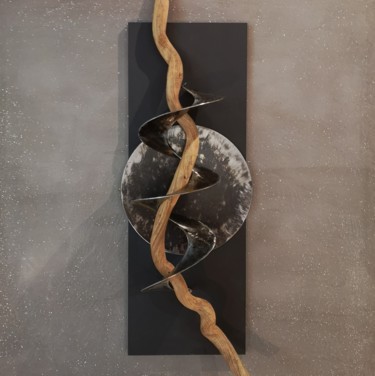 Skulptur mit dem Titel "La troisième Etrein…" von Béatrice Choury, Original-Kunstwerk, Metalle