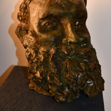 Sculpture titled "Rodin" by Bhyest, Original Artwork, Terra cotta