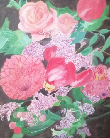Pittura intitolato "Bloom" da Bianca Loren, Opera d'arte originale, Olio
