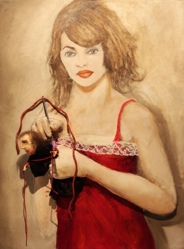 Картина под названием "Première confection." - Robert Blanchette, Подлинное произведение искусства, Акрил