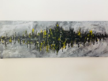 Malerei mit dem Titel "Battement de coeur" von Laurie Tremblay, Original-Kunstwerk, Acryl