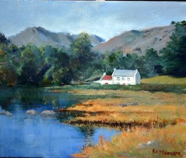 Painting titled "Glengarrif Cork" by Bill O'Brien, Original Artwork, Oil