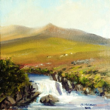 Malarstwo zatytułowany „Connemara Mountain…” autorstwa Bill O'Brien, Oryginalna praca, Olej