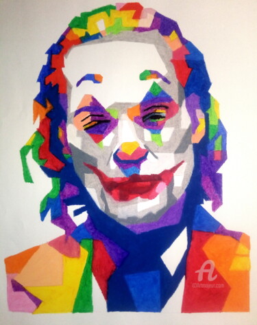 Artedinoi - Quadro moderno fumetto Joker Pop Art Red Style stampa su tela  bellissima XXL : : Casa e cucina