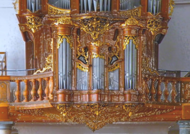 Fotografie mit dem Titel "ORGUE, YVERDON, SUI…" von Blaise Lavenex, Original-Kunstwerk