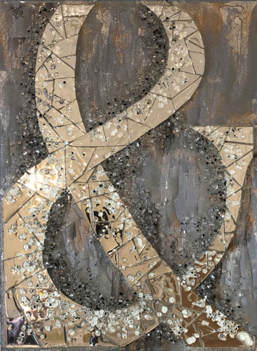 Pittura intitolato "Ampersand" da Olga Turchinskaya, Opera d'arte originale, Mosaico