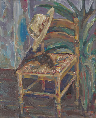 제목이 "Dédié à Van Gogh"인 미술작품 Blinov Igor로, 원작, 아크릴 나무 들것 프레임에 장착됨