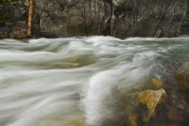 Fotografie getiteld "Middle Fork, Boise…" door Mike Shipman, Origineel Kunstwerk, Digitale fotografie