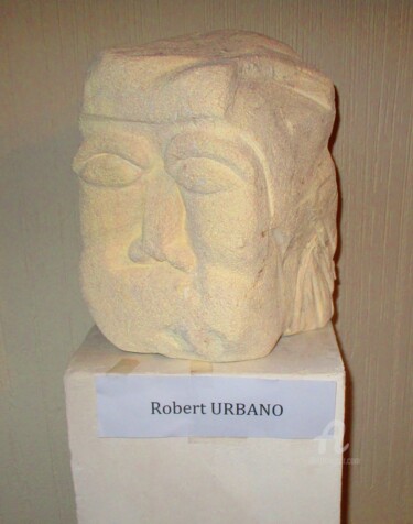 Skulptur mit dem Titel "L' Homme à l'état b…" von Roberto Urbano, Original-Kunstwerk, Stein