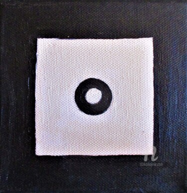 Painting titled "Blanco y Negro." by Roberto Urbano, Original Artwork, Oil