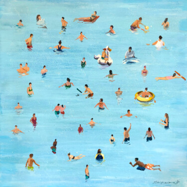 "Swimming Pool" başlıklı Tablo Bogdan Shiptenko tarafından, Orijinal sanat, Akrilik
